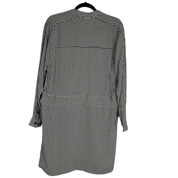 NWT New Equipment Lizza Long Sleeve Drawstring Dress Size 6 - Picture 10 of 14